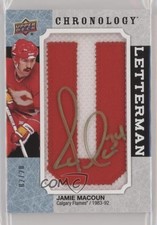 2018-19 Chronology Letterman Letter Relics 2/20 Jamie Macoun Patch Auto 00b6