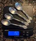Reed & Barton Francis 1st Sterling Silver 6 3/4” Five O’Clock Teaspoons & Shell