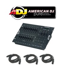 American DJ Lighting Stage Setter 8 Dmx Wash Dimmer Controller W/ 3 Dmx Cables