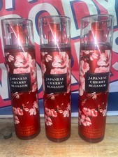 3 Bath  Body Works JAPANESE CHERRY BLOSSOM Fine Fragrance Body Mist Spray