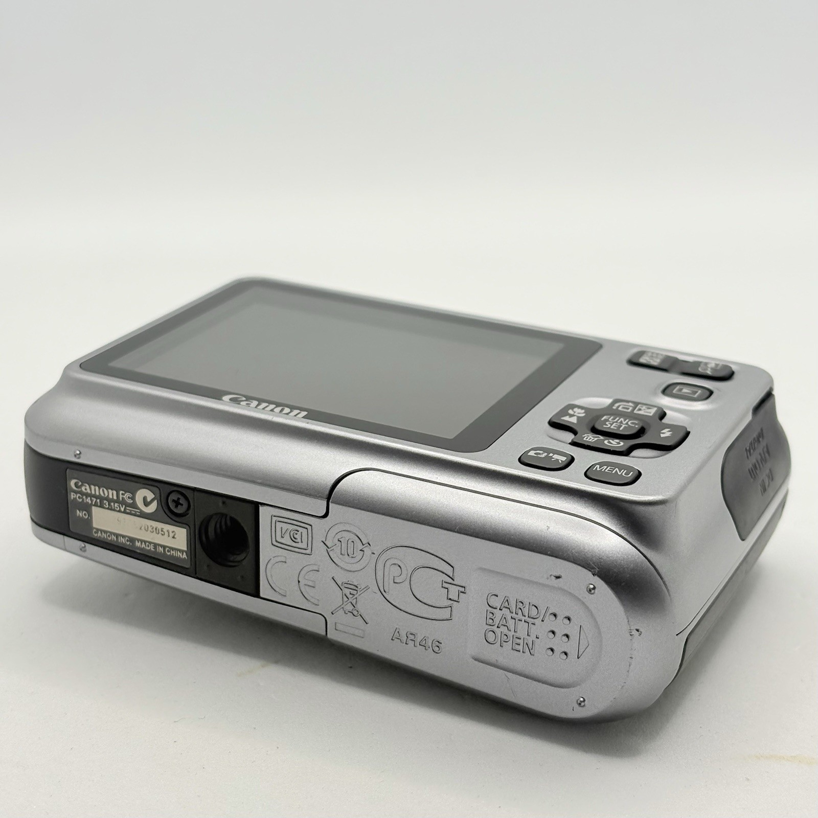 Canon PowerShot A490 10.0MP Digital Camera - Silver - Point & Shoot Compact A+