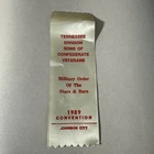 Tennessee Division Sons Confederate Veterans 1989 Convention Ribbon Johnson City