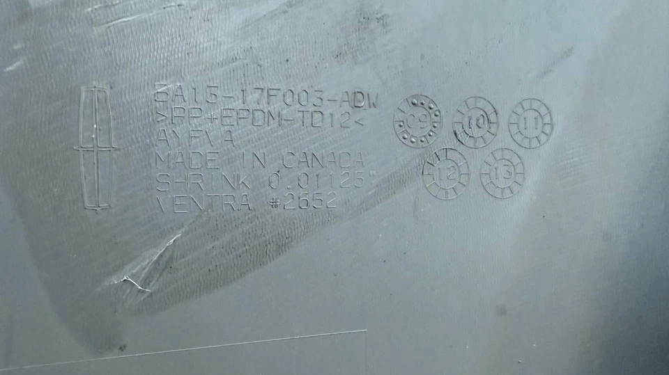 !!️ ¡¡SIN ENVÍO!!️ PARACHOQUES DELANTERO ORIGINAL LINCOLN MKZ 2010 2011 2012 Foto 4 de 4