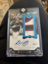 ROBERT HASSELL III 2025 TOPPS TRANSCENDENT ROOKIE JUMBO PATCH AUTO /10 SSP