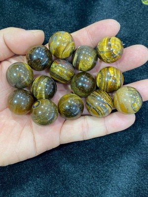 5pc Natural Tige's eye jasper Sphere Quartz Crystal Carved ball reiki gift 20mm
