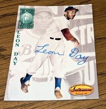 Leon Day Negros Leagues 1994 Ted Williams Certified Pack Pulled Autograph