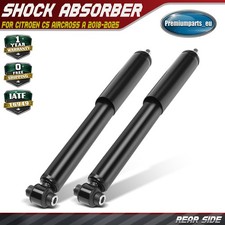 2x Shock Absorber Rear Side for Citroen C5 Aircross 18-25 9830295380 9830295580