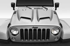 For 2007-2018 Wrangler Jk Duraflex Rage Hood - 1 Piece