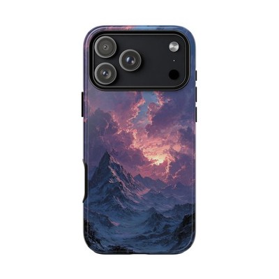 Phone Ink - iPhone | Galaxy | Pixel Case - Mountain Peak Purple Sunset