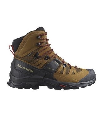 Salomon Men's Quest 4 GTX Hiking Boots-Rubber/Black/Red - L47156400 Expedited