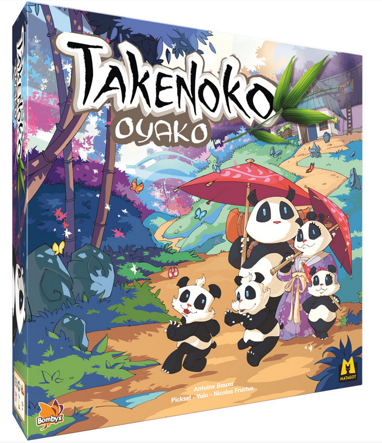 Jeux de société Takenoko Oyako jeu de stratégie et plateau en bois