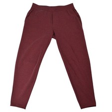 Lululemon Athletica Mens Joggers Trousers L Red Casual Pants