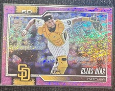2026 Topps Series 1 Pink Sandglitter Elias Diaz #28 Padres