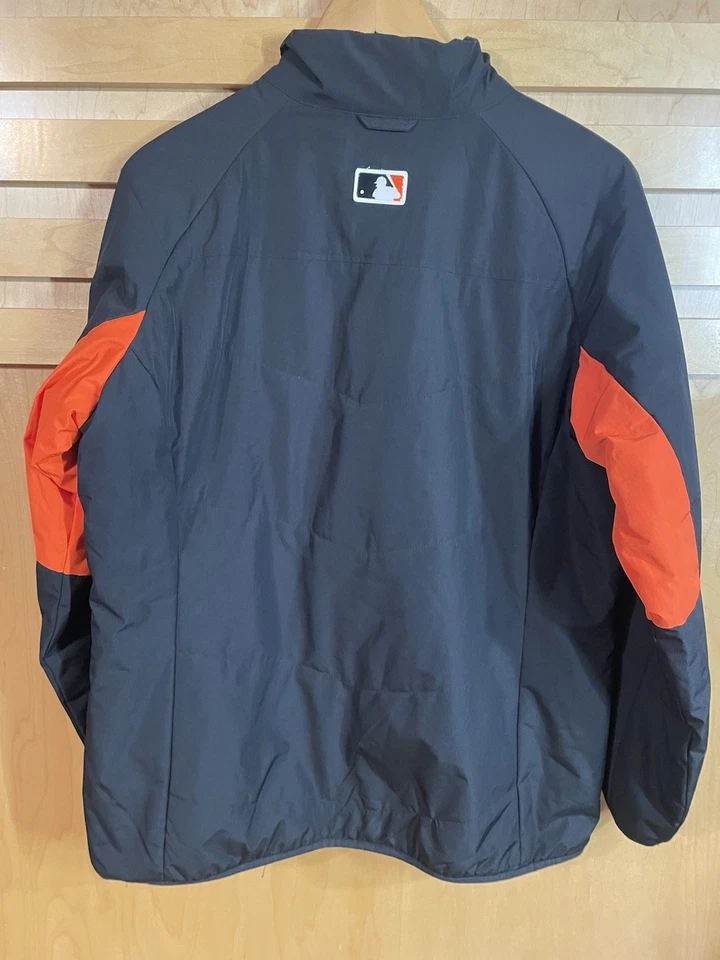 Auth Majestic MLB San Francisco Giants Fleece Line Zip Dugout Jacket Women’s XL - Image 4 of 4