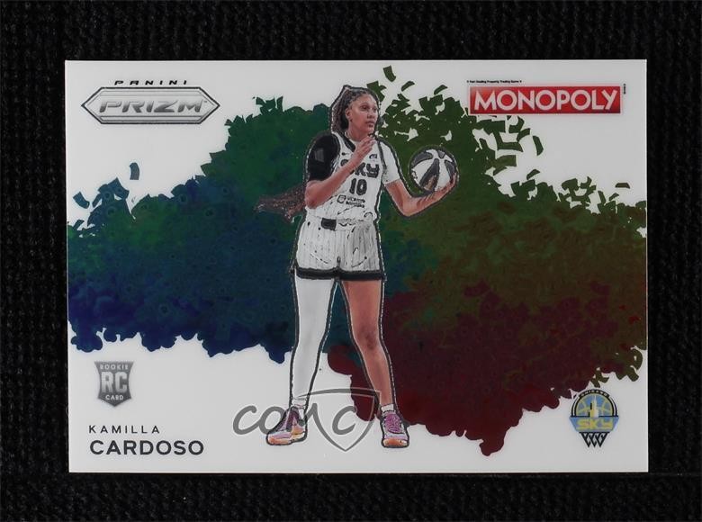 2024 Panini Prizm Monopoly WNBA White Money Blast Kamilla Cardoso Rookie RC 02lc