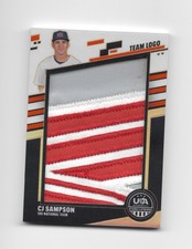 2026 Panini Stars & Stripes Prizm - Jumbo Materials CJ Sampson #JUM-CS Jersey/24