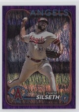 2024 Topps Series 2 Purple Foil /799 Chase Silseth #585 1ta7