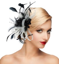 Fascinator Hat Headpiece Womens 20s Vintage Wedding Hair Accessories for
