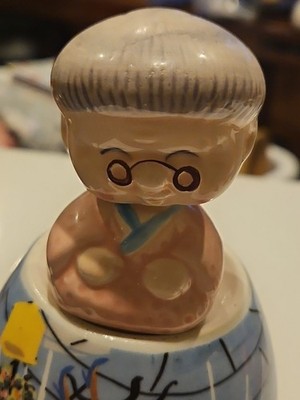 Japanese Bobble Head  Spring Action Figurines