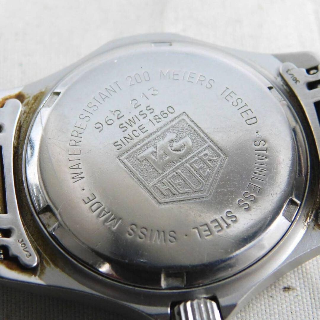 【希少・極美品】 旧HEUER 2000 ref 962.213 TAG Heuer 2000 Slate Gray Men's Watch - 962213 for sale