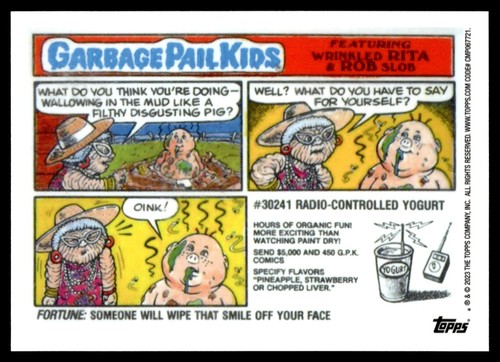 2023 Topps Garbage Pail Kids SAPPHIRE CHEAP JEWEL BLACK SAPPHIRE 226b 6/150 - Picture 2 of 2