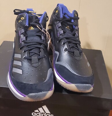 Adidas Icon Turf BP AJ99 (Men's Size 12) Black/Purple Baseball