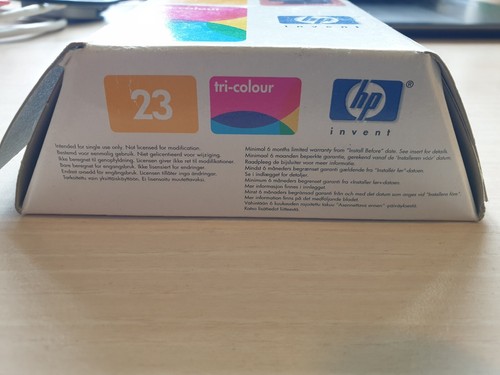 2 Packs x HP 23 / C1823D Tri-Colour Ink Printer Cartridge - Boxed - Photo 11/11