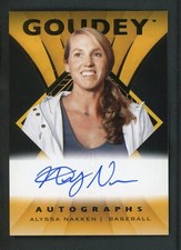 2023 ALYSSA NAKKEN AUTO UPPER DECK GOODWIN CHAMPIONS GOUDEY AUTOGRAPHS