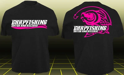 Baits Karpfen Boilies Carp T-Shirt Angeln Köder Fang Rute Fisch hunter xywx Fish - Bild 1 von 2