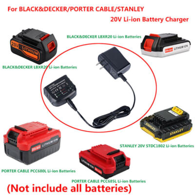 Für Black & Decker Akku Ladegerät LCS1620 14.4V-20V 400mA Lithium-Ion Netzteil