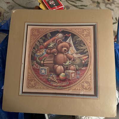 Randal Spangler ''Best Friends'' Circa 1990 Signed and # 249/900 Matted With COA
