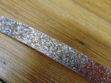 New Delmar Bermuda Sand Modern Champagne Sparkle Bass Drum Hoop Inlay, 1/2"