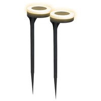 Led Solar Gehweg Leuchte Warmweiß - 2Er Set - Wege Lampe Garten Deko Beleuchtung