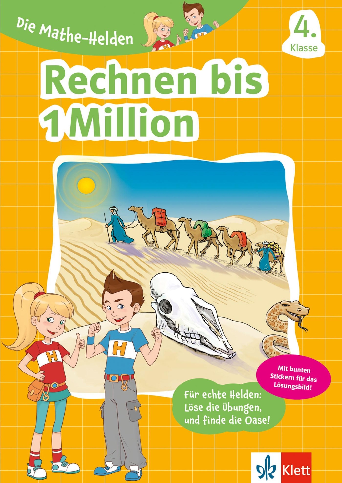 Thumbnail - Klett Die Mathe-helden Rechnen Bis 1 000 000 4. Klasse (mit Stickern)