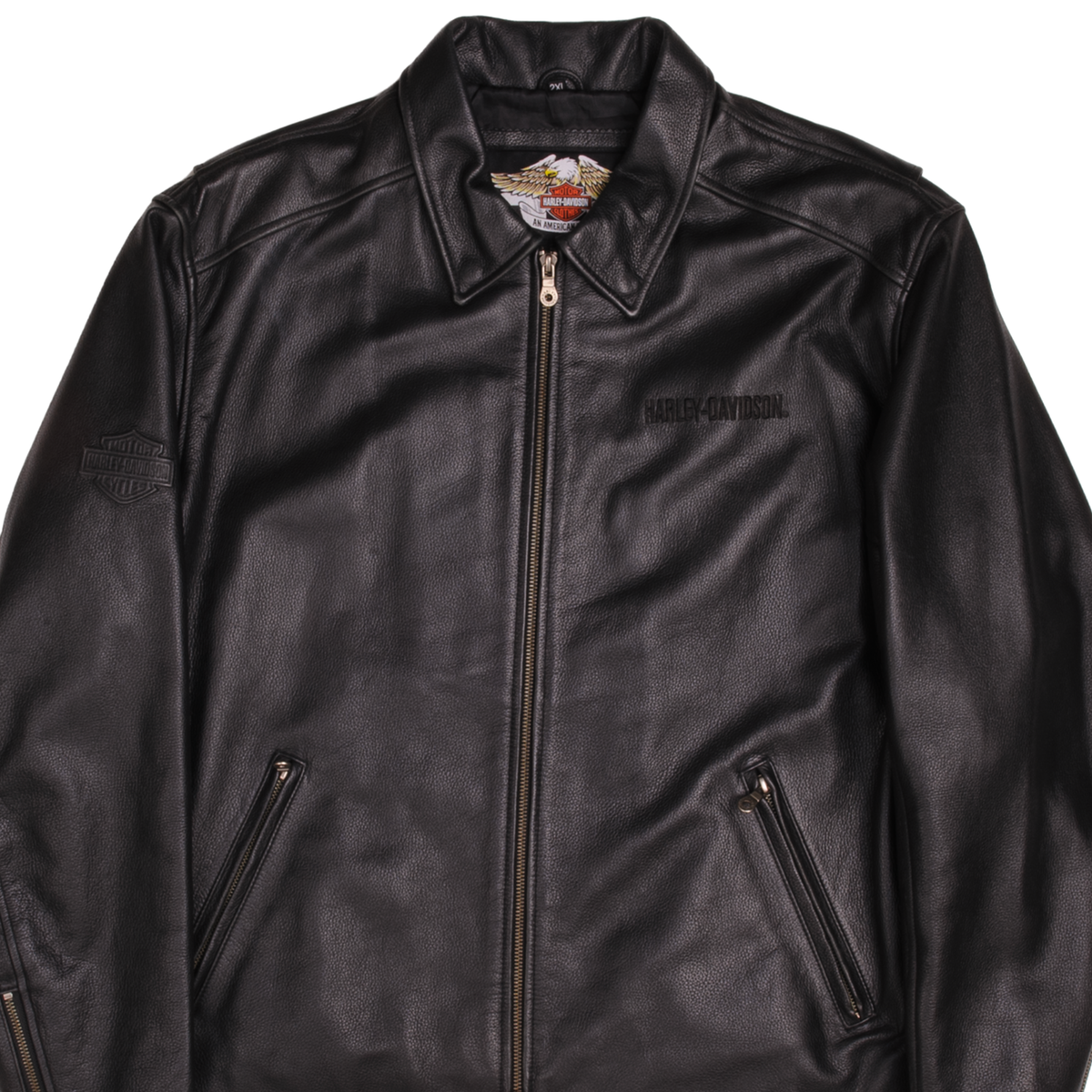 VINTAGE HARLEY DAVIDSON LEATHER MOTORCYCLE JACKET 2005 SIZE VINTAGE HARLEY DAVIDSON LEATHER MOTORCYCLE JACKET 2005 SIZE