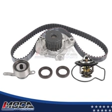 Timing Belt Water Pump Thermostat Set Fit 96-98 Honda Civic DX Coupe 1.6L SOHC 