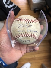 Mike Trout Signed/Inscribed  1000 Hit Game Used Ball MLB Holo Milestone 8/7/2017