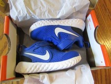Nike Revolution 5 TDV BQ5673-001 Baby Boy Racer Blue Shoes Size 4C NIB