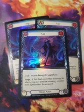 3x Sap Blue Rainbow Foil Playset Dynasty Flesh and Blood
