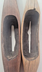 Antique Wooden Weaving Boat Shuttles and Bobbins: Lot of 6 Items — photo 4