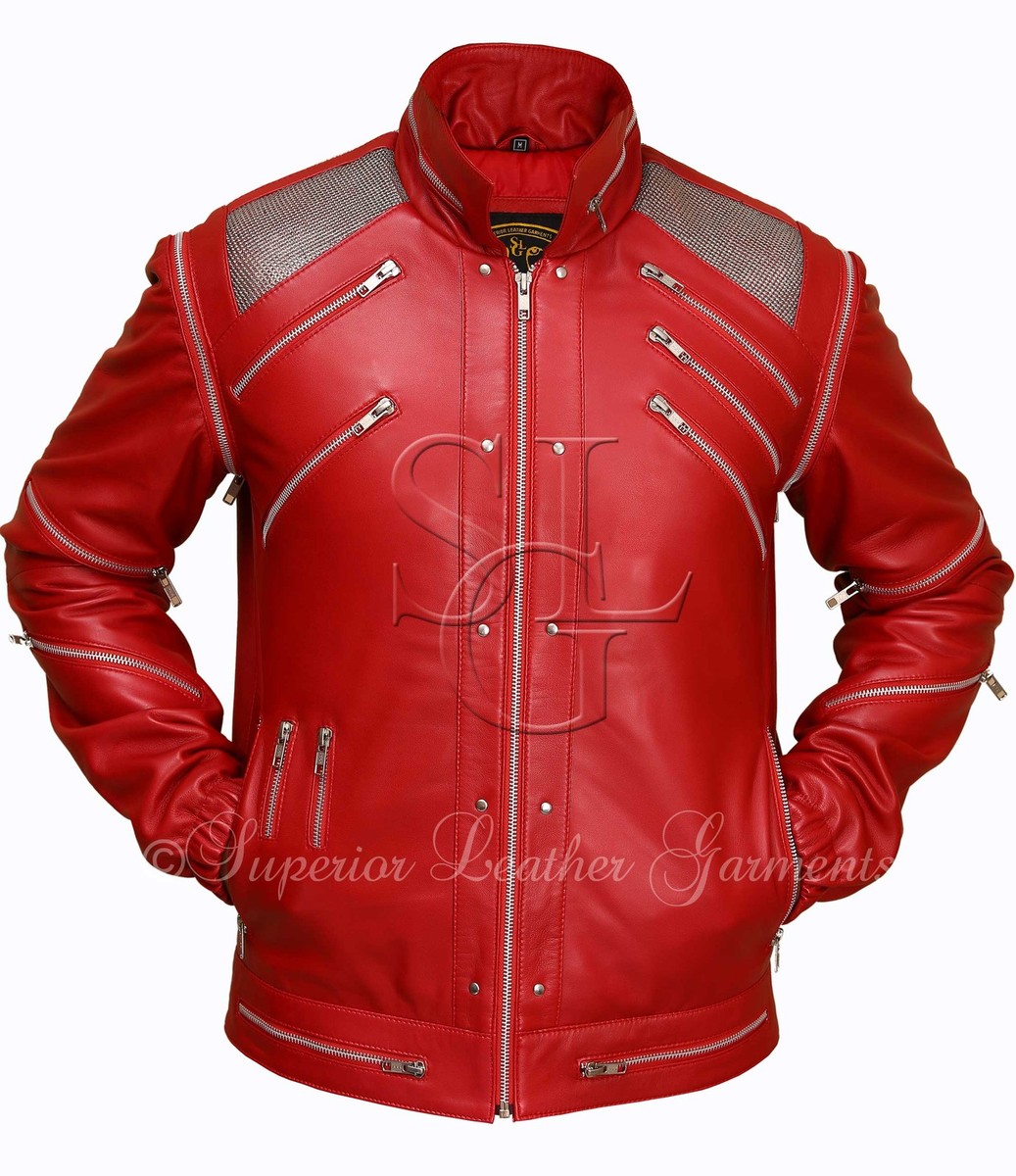 【汚れなし】RETRO SYNTHETIC LEATHER JACKET Michael Jackson 
