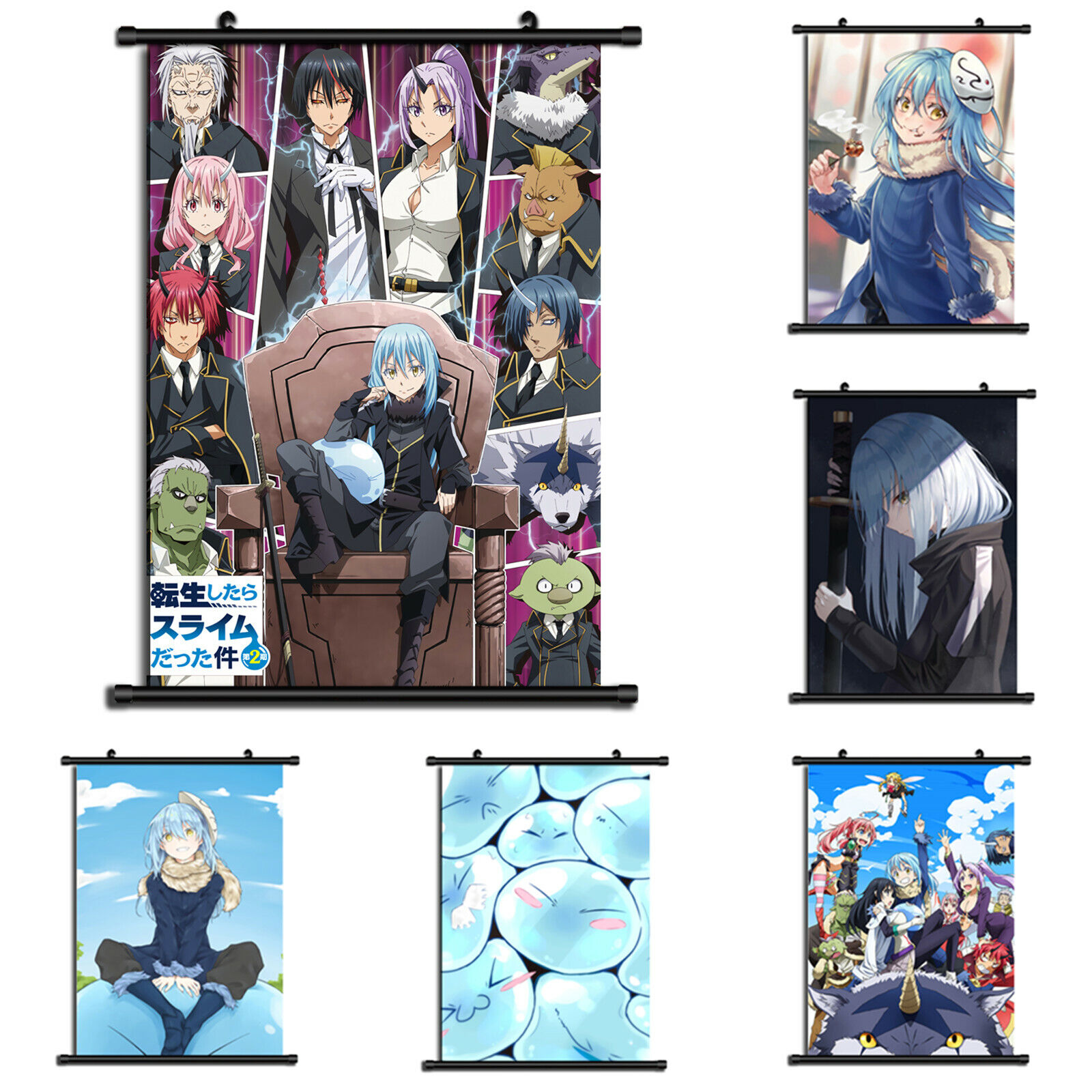 Anime Poster That Time I Got Reincarnated As A Slime Rimuru Tempest Tempest