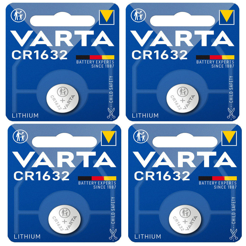 Varta Cr1632 Lithium 3v Knopfzelle 4 X 1er Blister