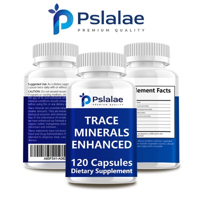 Trace Minerals Enhanced - Zinc, Lodine, Optimal Health, Boost Metabolism Health