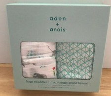 Aden  Anais Large Swaddles Around the World 2 pack 47"x47" Baby Blankets