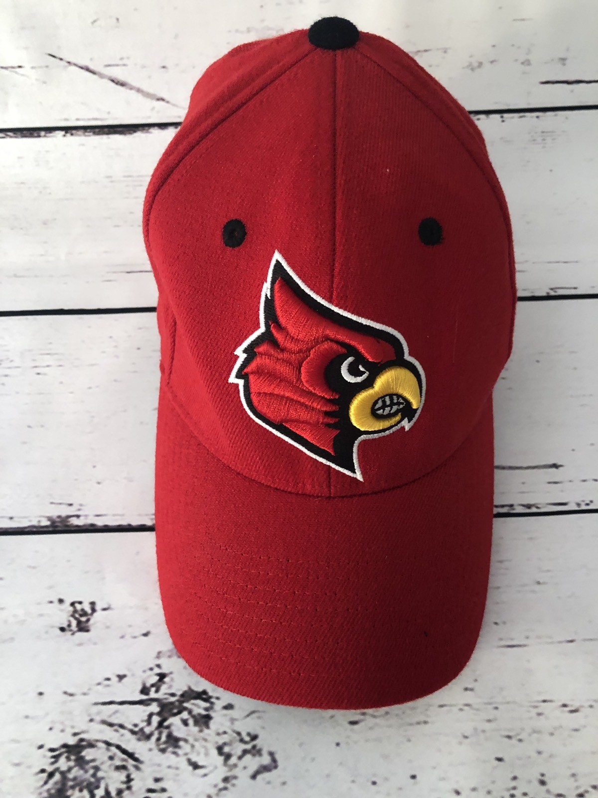 Zephyr ZFit Louisville Cardinals Hat Baseball Cap Sz S/M Red Cardinal