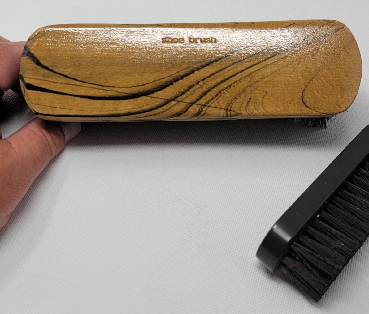 Vintage Shoe Shine Brush with Horse Head Handle Made … Gem