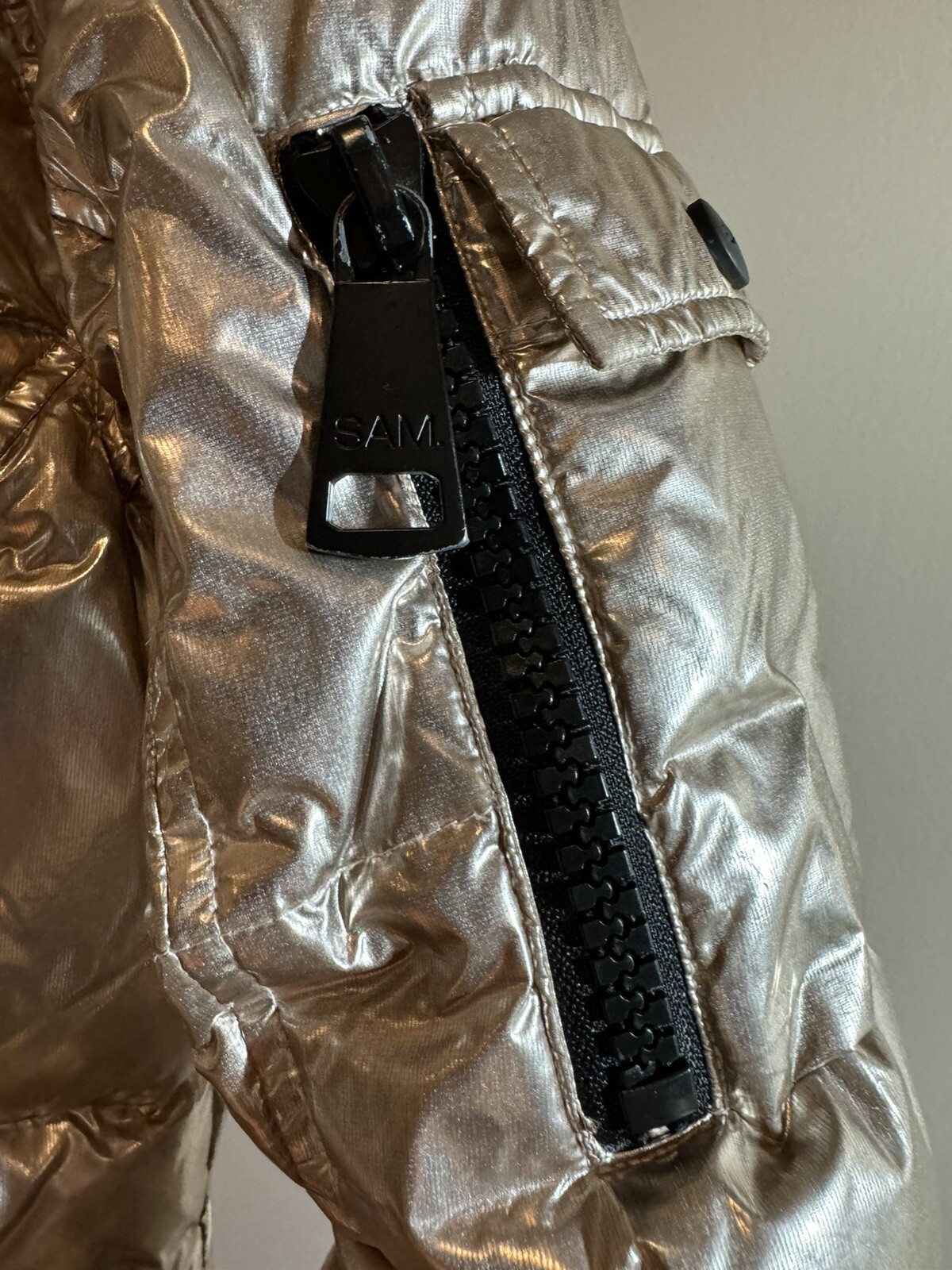 SAM. Freestyle Down Puffer Jacket Gold Women’s S … - image 11
