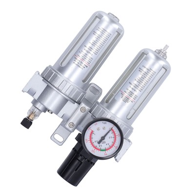G1/2in Air Compressor Filter Water Oil Separator Regulator Maximum 1Mpa.