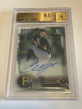 2016 Bowman Chrome Prospect 1st Auto Chad Kuhl #BCAP-CK BGS 9.5/10 Rockies B